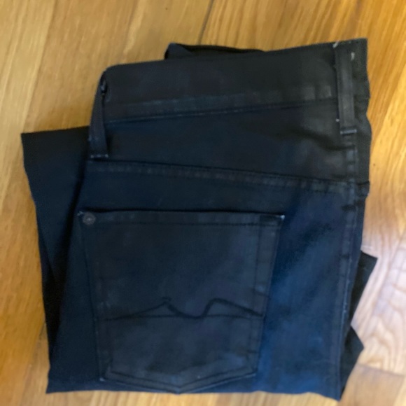 Black 7 for all mankind jeans size 29. - Picture 3 of 6